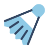 badminton birdie icon